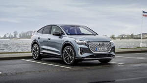 Audi Q4 Sportback 50 e-tron S line, Edition 1, 2022, 4K wallpaper