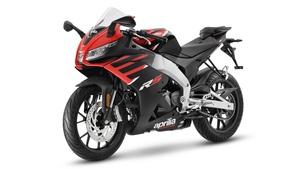 Aprilia RS 125, Sports bikes, 2021, White background, 4K wallpaper