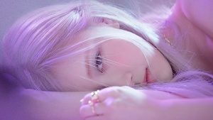 Rose (Blackpink), On The Ground, 2021, Purple aesthetic, 4K wallpaper