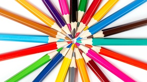 Pencils, Colorful, Multicolor, 4K wallpaper