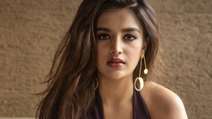 Nidhhi Agerwal, Portrait, Indian actress, South Actress, 4K wallpaper