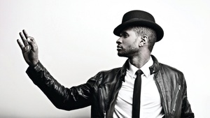 Usher, White background, American singer, 4K wallpaper