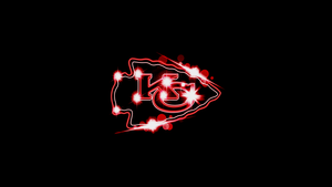 Kansas City Chiefs, AMOLED, NFL team, American football team, Black background, 4K wallpaper