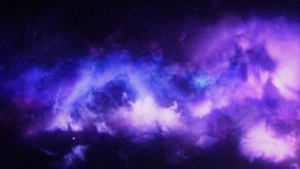 Starry sky, Purple aesthetic, Cosmic, Clouds, Deep space, Galaxy, Celestial, Cosmos, Astronomy, Outer space, Glowing Stars, 4K wallpaper