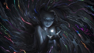 Mystic, Fairy, Girl, Magical, Dark, CGI, 4K wallpaper