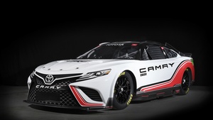 NASCAR Race Car, 2021, Dark background, 4K wallpaper