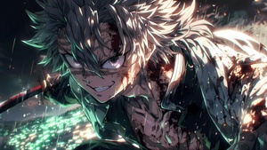 Sanemi Shinazugawa, Artwork, Demon Slayer: Kimetsu no Yaiba, 4K wallpaper