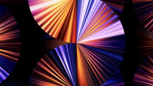 iPad Pro 2021, Aesthetic, Apple Event 2021, Purple, Light, Colorful, Stock, Multicolor, 4K wallpaper
