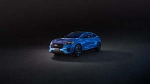 Ford Mustang Mach-E GT, First Edition, Dark background, 2021, 4K wallpaper