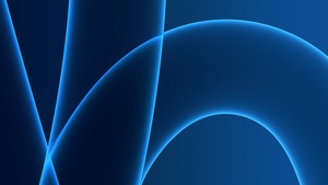 iMac 2021, Apple Event 2021, Stock, Blue background, 4K wallpaper