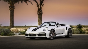 Porsche 911 Turbo Cabriolet, 2021, 4K wallpaper
