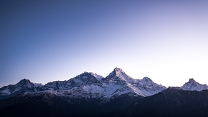 Nepal, Himalayas, Hill Station, Snow covered, Mountain range, Glacier, Peaks, Mountain View, 4K wallpaper