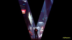 V (Cyberpunk), Poster, Cyberpunk 2077, Dark background, Game poster, Video Game, 4K wallpaper