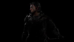 Kliff, Black background, Crimson Desert, AMOLED, 4K wallpaper