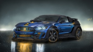 Neon, Concept cars, Custom tuning, Fusion, 4K wallpaper