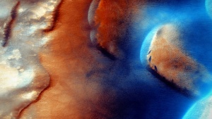 Mars, Surface, Aerial view, 4K wallpaper