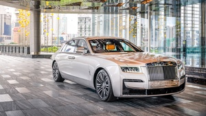Rolls-Royce Ghost EWB, 2021, 4K wallpaper