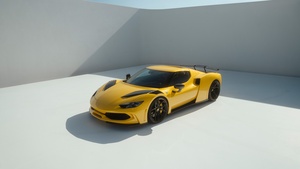 Novitec Ferrari 296 GTB, 2024, Yellow cars, 4K wallpaper