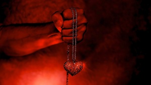Love heart, Hand, Fire, 4K wallpaper