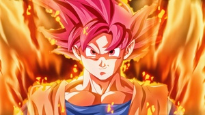 Super Saiyan God, Goku, Dragon Ball Super, 4K wallpaper