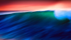 Waves, Ocean, Sunlight, 4K wallpaper