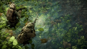 Battlefield 4, Operation, Marines, Leaves, Green, 4K wallpaper