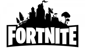 Fortnite, PlayStation 4, Nintendo Switch, Android, iOS, Xbox One, PC Games, White background, Monochrome, Black and White, 4K wallpaper