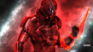 Mass Effect: Andromeda, Shepard, N7 Armor, 4K wallpaper