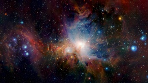 Orion Nebula, Infrared vision, Star formation, Astronomy, Astrophysics, Cosmic dust, 4K wallpaper