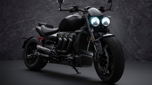 Triumph Rocket 3 R, Black Edition, 2021, 4K wallpaper
