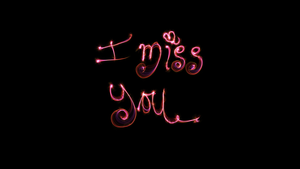 I Miss You, AMOLED, Black background, 4K wallpaper