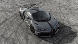 Bugatti Chiron Pur Sport, Black cars, 4K wallpaper