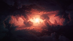 Storm, Dark clouds, Sun light, Extreme Weather, Cloudy Sky, 4K wallpaper