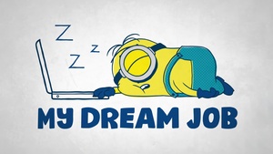 Sleeping, Minion, Dream, Laptop, 4K wallpaper