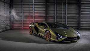 Lamborghini Sián FKP 37, Futuristic, 2021, 4K wallpaper