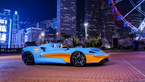McLaren Elva, Gulf Theme, 2021, 4K wallpaper