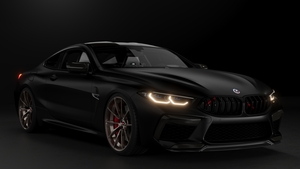 BMW M8 Gran Coupe, Dark aesthetic, Performance car, Dark background, 4K wallpaper