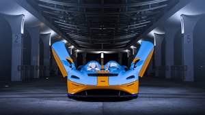 McLaren Elva, Gulf Theme, 2021, 4K wallpaper