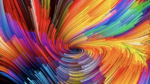 Chroma, macOS Mojave, Colorful, Spiral, Stock, 4K wallpaper