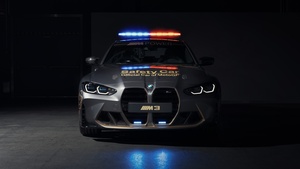 BMW M3 Competition, MotoGP Safety Car, 2021, Dark background, 4K wallpaper