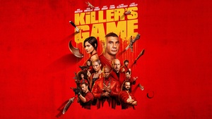 The Killers Game, 2024 Movies, Red background, Dave Bautista, 4K wallpaper