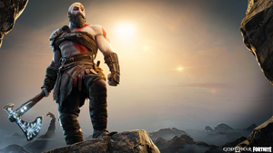 Kratos, Fortnite, God of War, Skin, Crossover, Leviathan Axe, 4K wallpaper