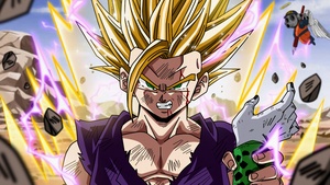 Gohan, Fan Art, Dragon Ball FighterZ, 4K wallpaper