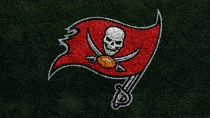 Tampa Bay Buccaneers, American football team, NFL team, Logo, 4K wallpaper