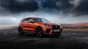 Jaguar F-Pace SVR, 2021, 4K wallpaper