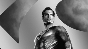 Superman, Zack Snyders Justice League, Henry Cavill, DC Comics, DC Superheroes, Monochrome, 2021 Movies, Black and White, 4K wallpaper