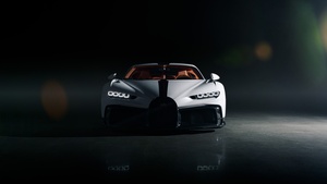 Bugatti Chiron Pur Sport, Dark aesthetic, Dark background, 4K wallpaper
