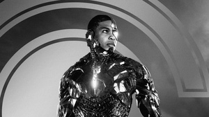 Cyborg, Zack Snyders Justice League, DC Comics, DC Superheroes, Monochrome, 2021 Movies, Black and White, 4K wallpaper