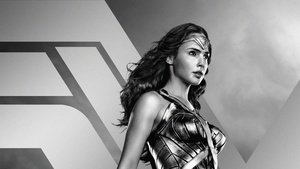 Wonder Woman, Monochrome, Zack Snyders Justice League, Diana Prince, Gal Gadot, DC Comics, DC Superheroes, 2021 Movies, Black and White, 4K wallpaper