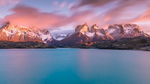 Torres del Paine National Park, Landscape, Lake, River, Sunny day, Scenery, Chile, Aesthetic, Summer, 4K wallpaper